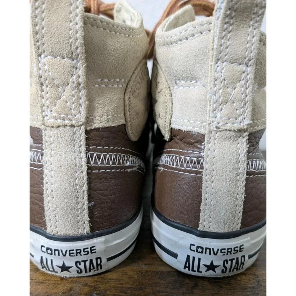 Converse Chuck Taylor All Star Hiker Hi 2 Pinecone Brown Leather Men 7.5 Wos 9.5